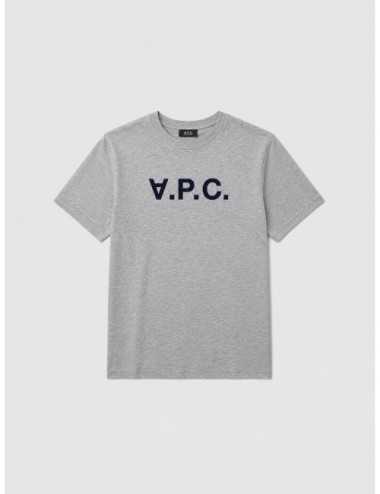 camiseta Grand VPC A.P.C. gris jaspeado vista frontal