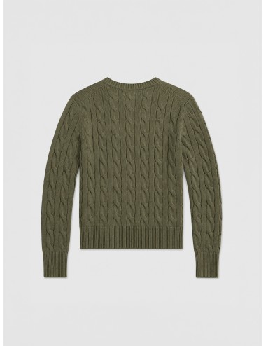 cárdigan Classics Polo Ralph Lauren verde oliva vista de detalle