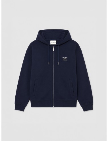 sudadera Slogan Drôle de Monsieur azul marino vista frontal