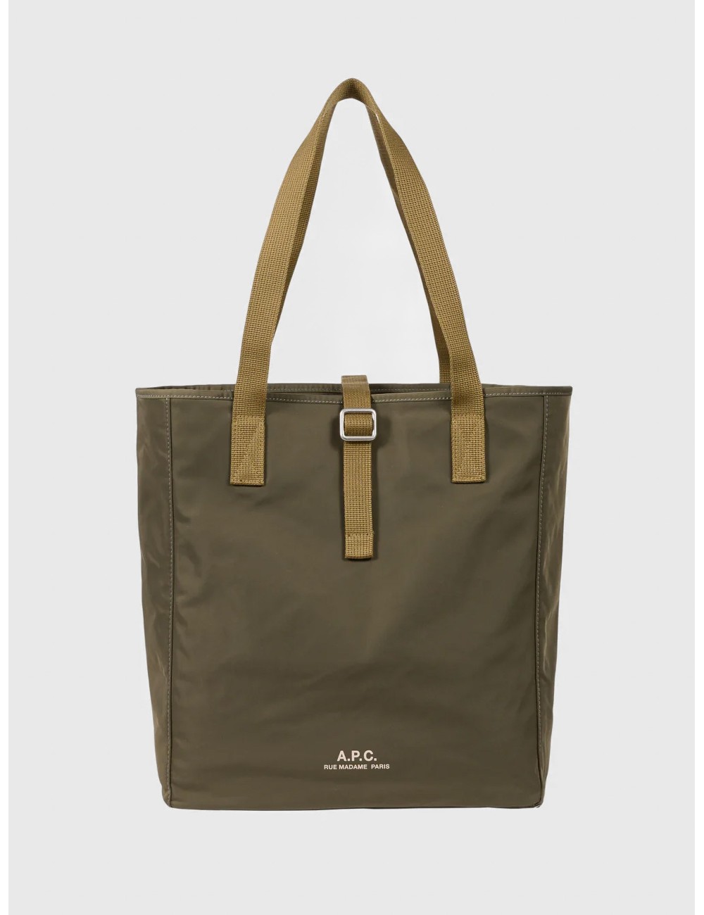 Bolso PSANL de A.P.C. en caqui vista frontal