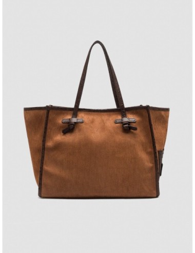 Bolso Marcella de Gianni Chiarini en coñac vista posterior