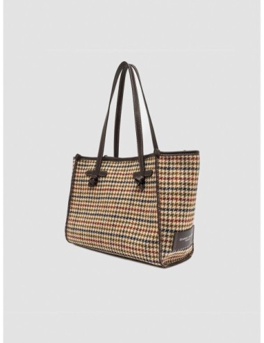 Bolso Marcella de Gianni Chiarini en beige vista en tres cuartos