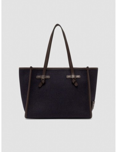 Bolso Marcella de Gianni Chiarini en azul marino vista posterior