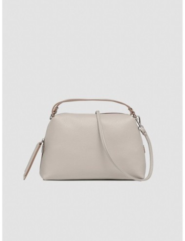 Bolso Alifa de Gianni Chiarini en beige claro vista frontal