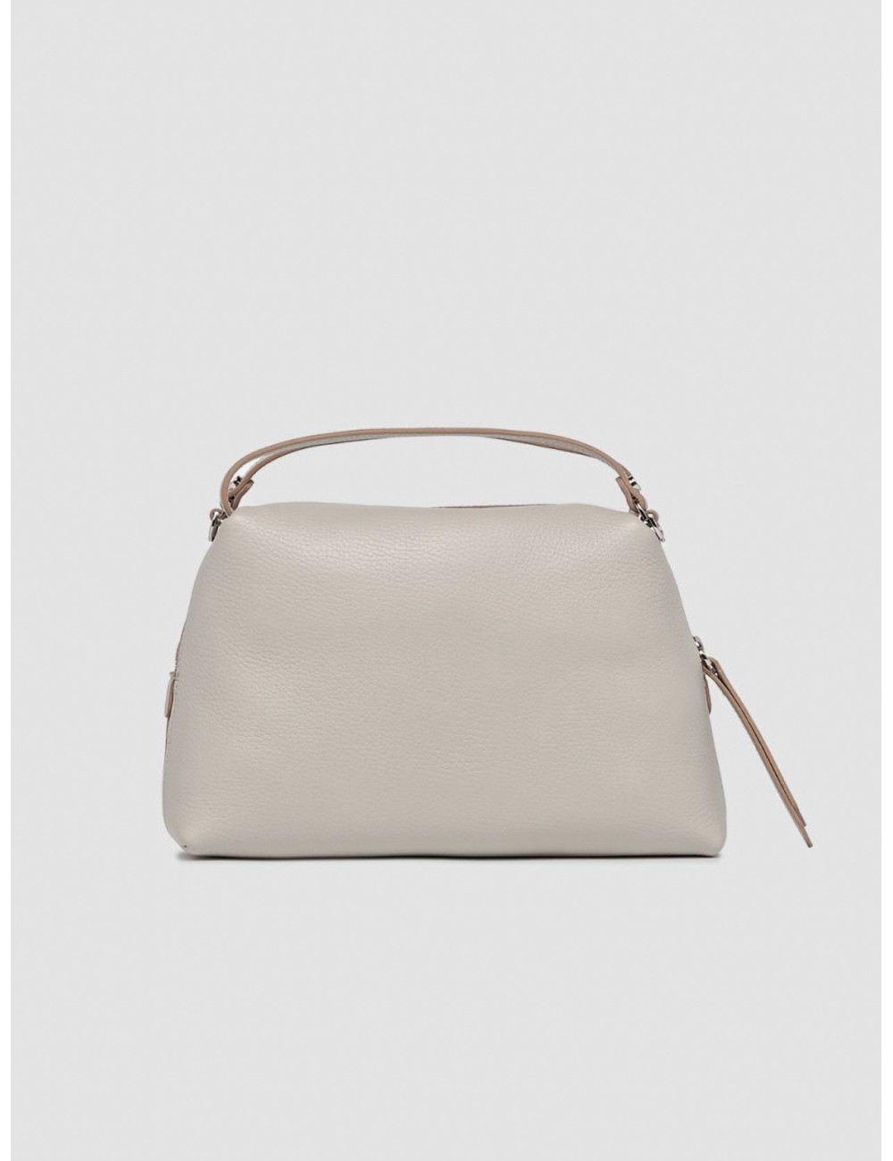 Bolso Alifa de Gianni Chiarini en beige claro vista frontal