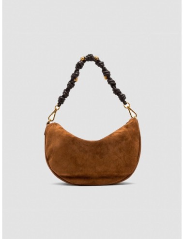 Bolso Cleo de Gianni Chiarini en coñac vista posterior