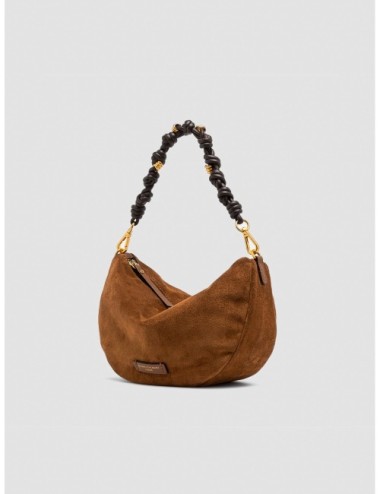 Bolso Cleo de Gianni Chiarini en coñac vista en tres cuartos