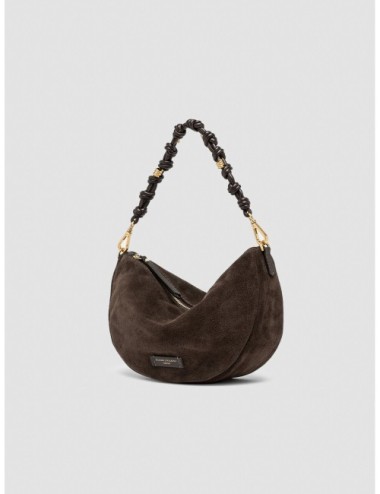 Bolso Cleo de Gianni Chiarini en moka vista en tres cuartos