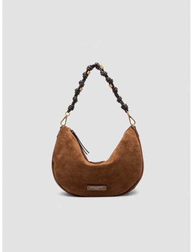 Bolso Cleo de Gianni Chiarini en coñac vista frontal
