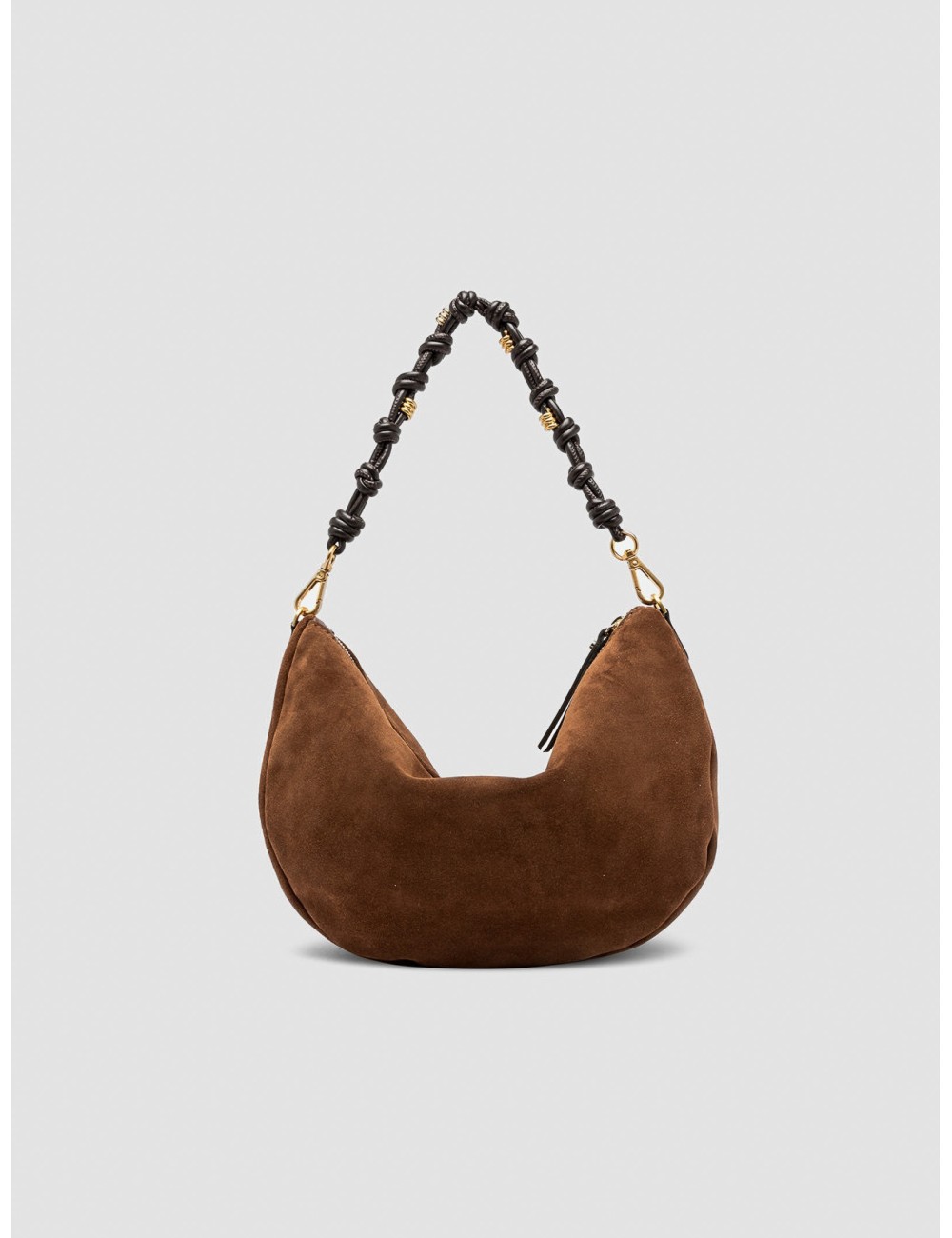 Bolso Cleo de Gianni Chiarini en coñac vista frontal