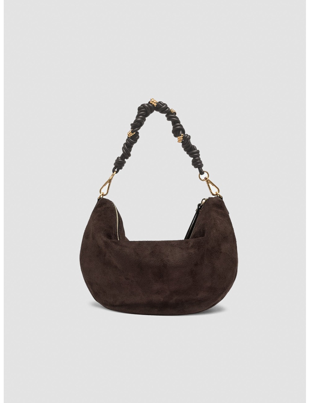 Bolso Cleo de Gianni Chiarini en moka vista frontal