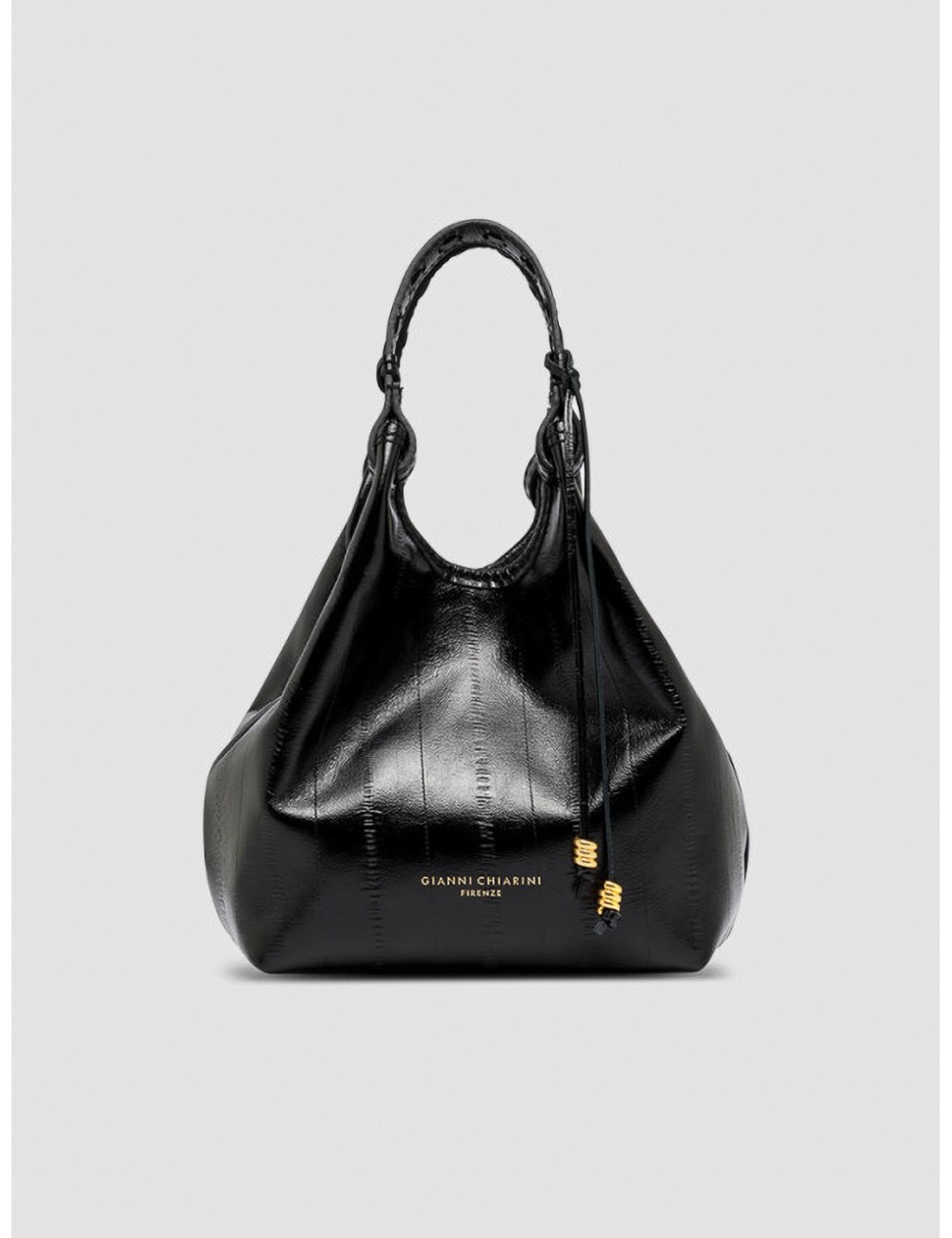 Bolso Dua de Gianni Chiarini en negro vista frontal