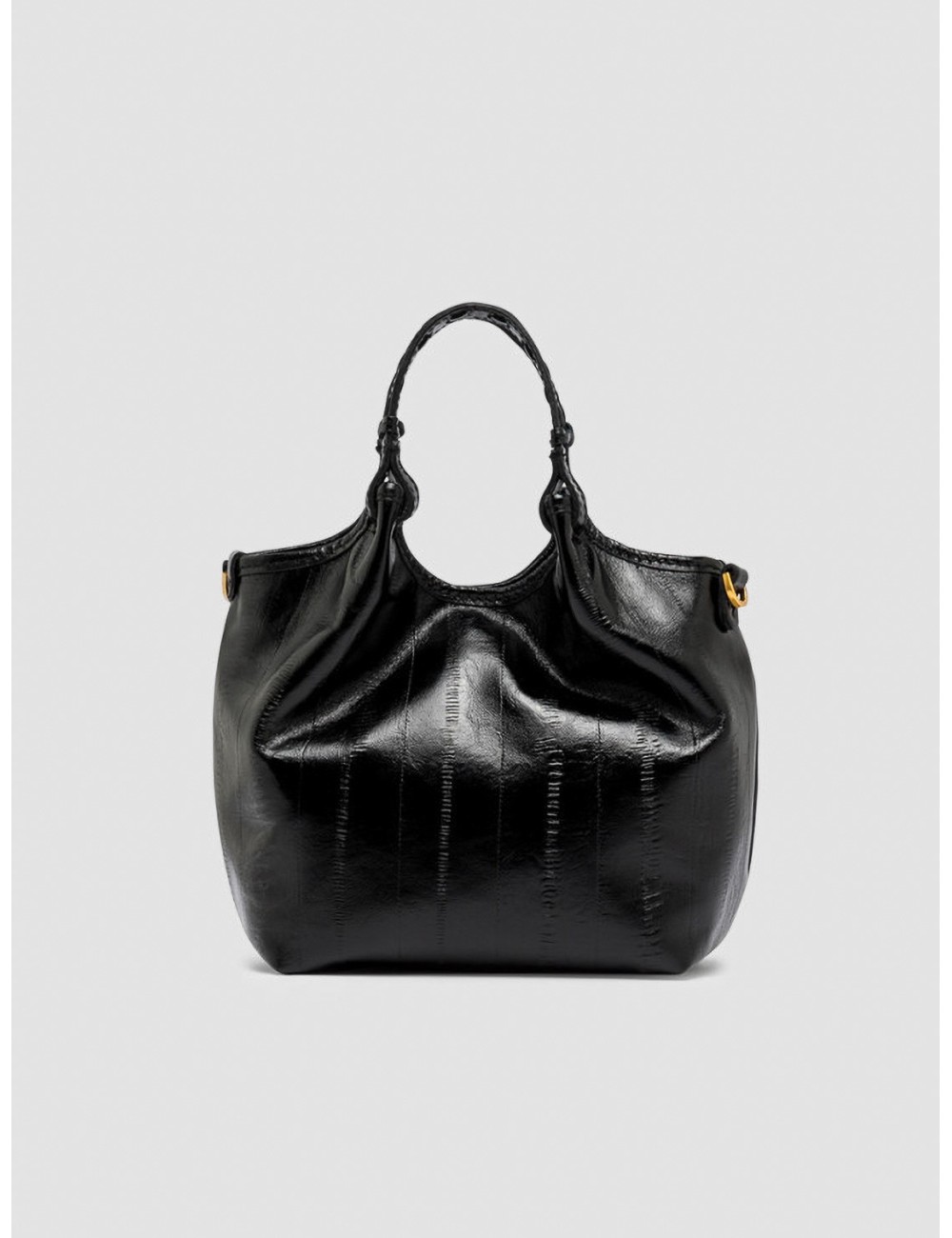 Bolso Dua de Gianni Chiarini en negro vista frontal