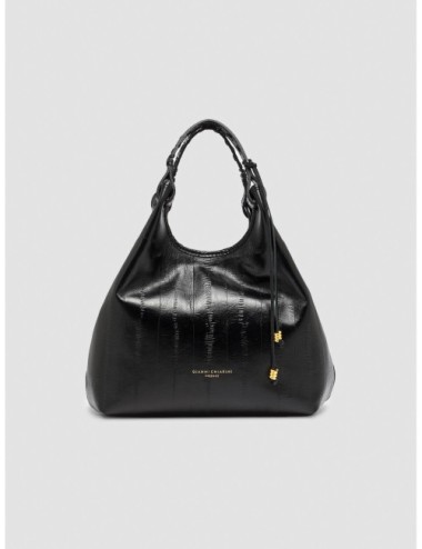 Bolso Dua de Gianni Chiarini en negro vista frontal