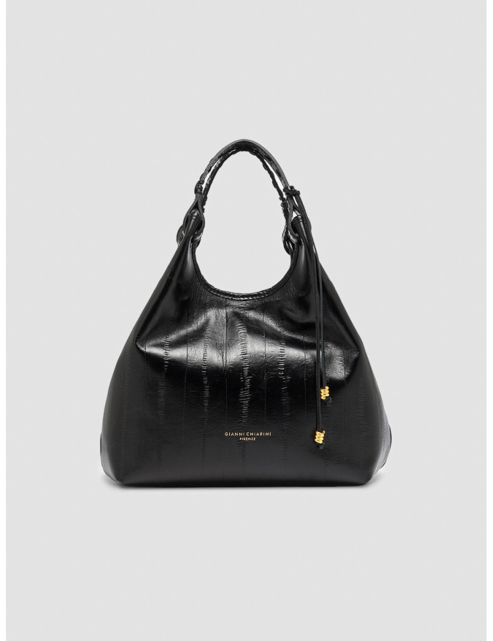 Bolso Dua de Gianni Chiarini en negro vista frontal