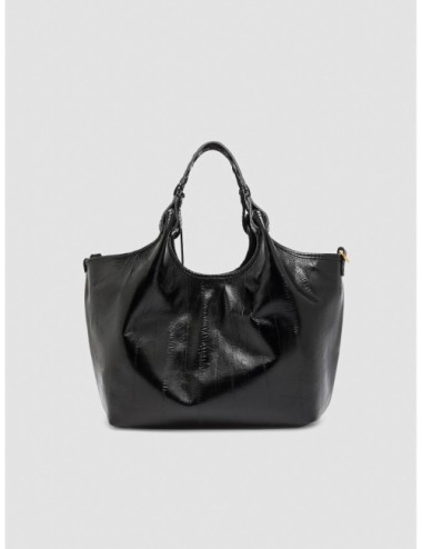 Bolso Dua de Gianni Chiarini en negro vista posterior