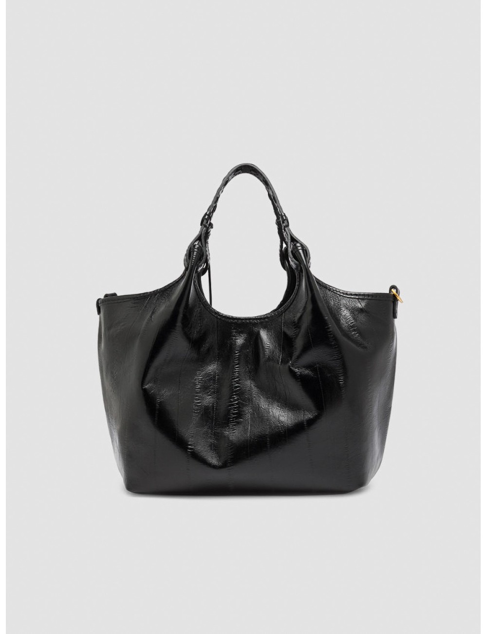 Bolso Dua de Gianni Chiarini en negro vista frontal