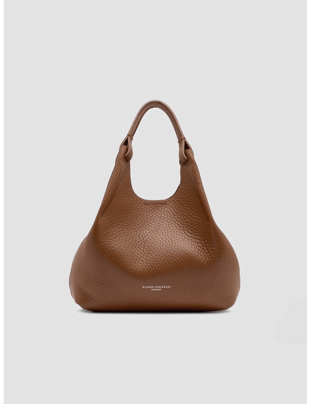 Bolso Dua de Gianni Chiarini en marrón nogal vista frontal