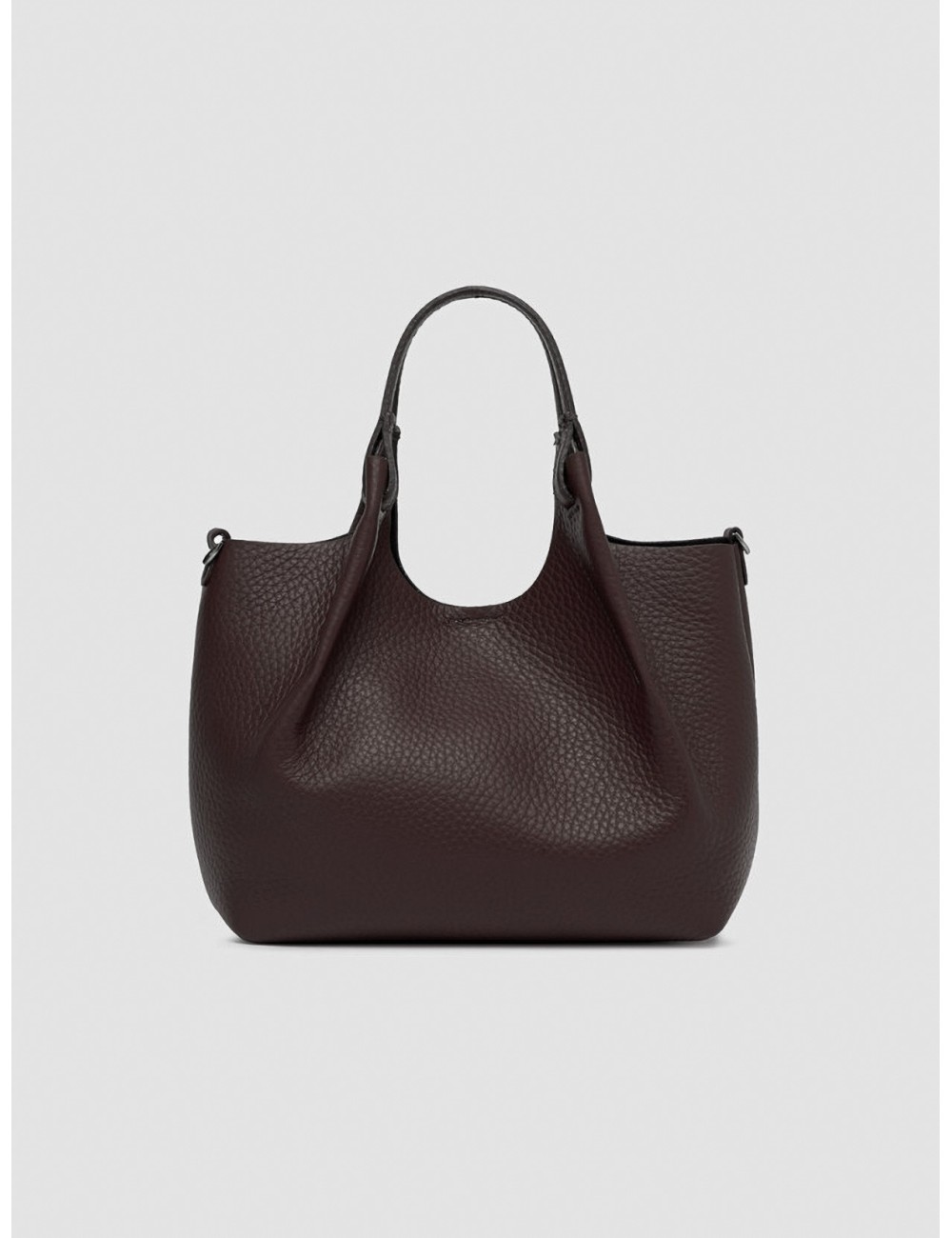 Bolso Dua de Gianni Chiarini en marrón espresso vista frontal