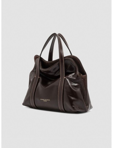 Bolso Marghe de Gianni Chiarini en marrón espresso vista en tres cuartos