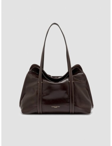 Bolso Marghe de Gianni Chiarini en marrón espresso vista frontal