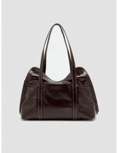 Bolso Marghe de Gianni Chiarini en marrón espresso vista posterior