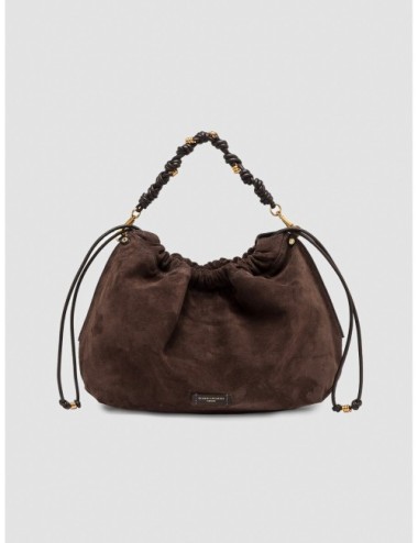 Bolso Morgana de Gianni Chiarini en moka vista frontal