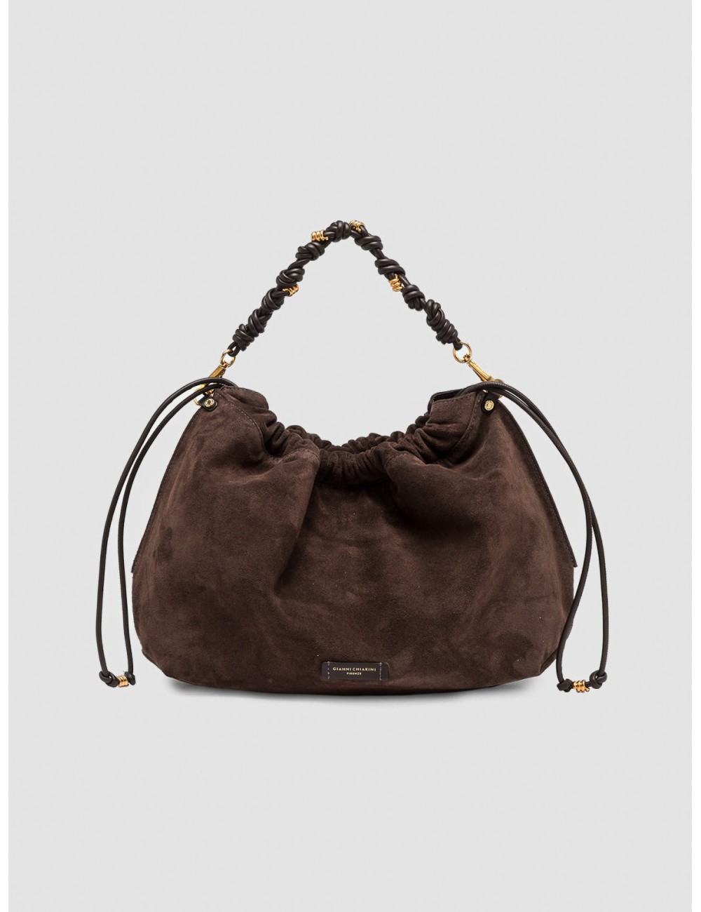 Bolso Morgana de Gianni Chiarini en moka vista frontal
