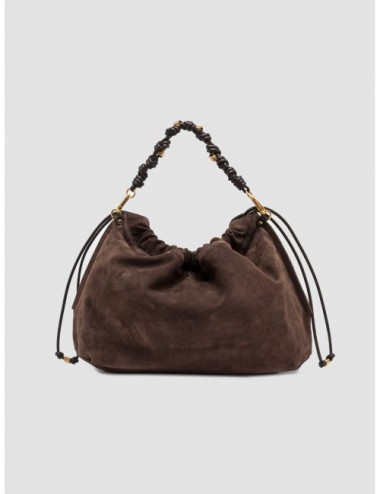 Bolso Morgana de Gianni Chiarini en moka vista posterior