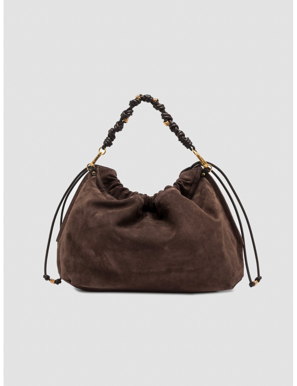 Bolso Morgana de Gianni Chiarini en moka vista frontal
