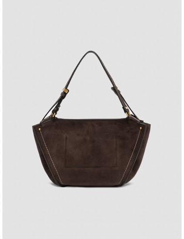 Bolso Bloom de Gianni Chiarini en moka vista posterior