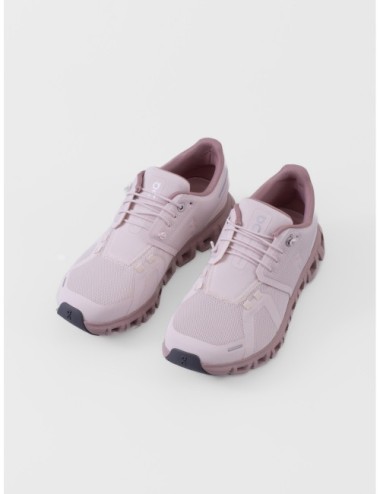 Zapatillas ON RUNNING Cloud 6 en rosa claro y beige