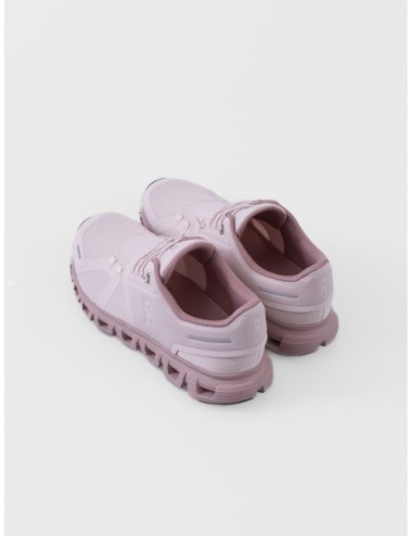 Zapatillas ON RUNNING Cloud 6 en rosa claro y beige