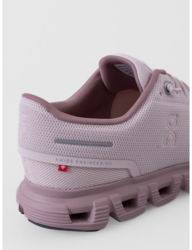 Zapatillas ON RUNNING Cloud 6 en rosa claro y beige