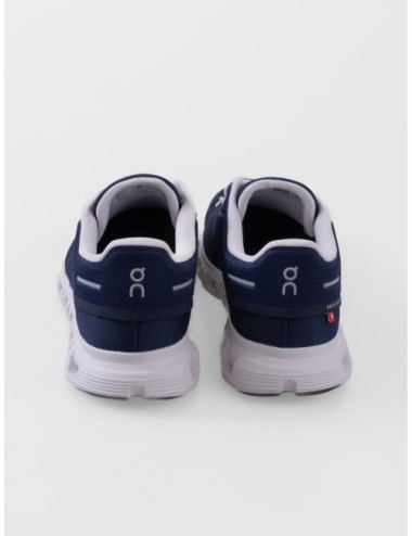 Zapatillas ON RUNNING Cloud 6 en azul marino y blanco