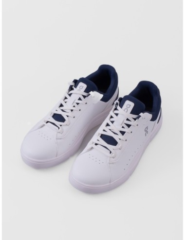 Zapatillas ON RUNNING THE ROGER Advantage en blanco y azul marino