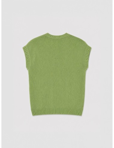 Chaleco Alamaro de Weekend Max Mara en verde con motivo floral