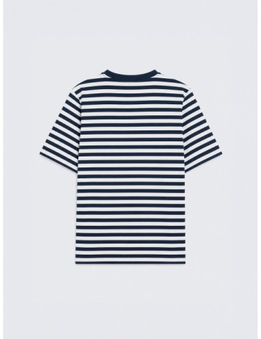 Camiseta WKDVENACO de MCM Studio Munich con rayas azul marino y blancas