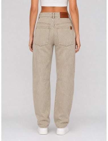 Vaquero Arcadia de Weekend Max Mara en beige de pierna amplia