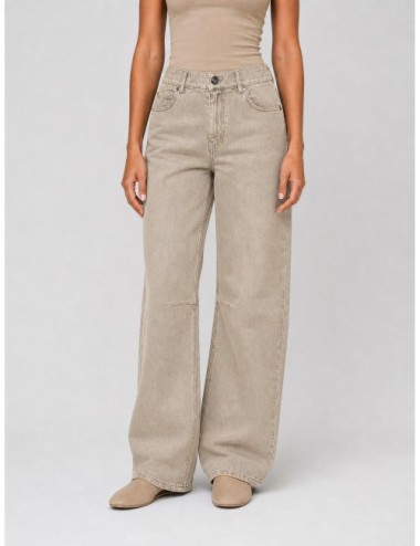 Vaquero Arcadia de Weekend Max Mara en beige de pierna amplia