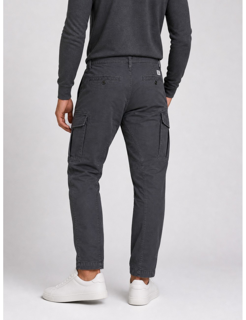 Pantalón cargo C.P. Company gris antracita con lente
