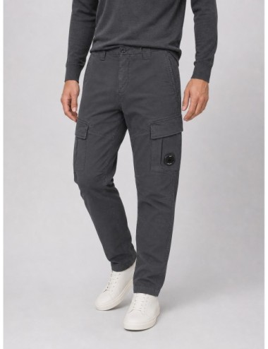 Pantalón cargo C.P. Company gris antracita con lente