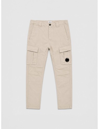 Pantalón cargo C.P. Company beige piedra con lente