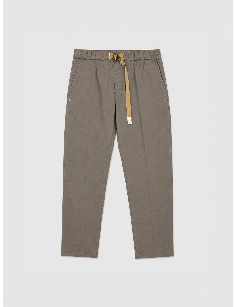 Pantalón White Sand Greg verde militar en algodón con cintura elástica