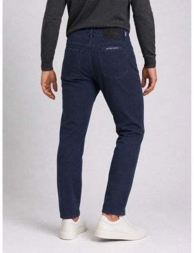 Pantalón Jacob Cohën Bard azul marino de cinco bolsillos