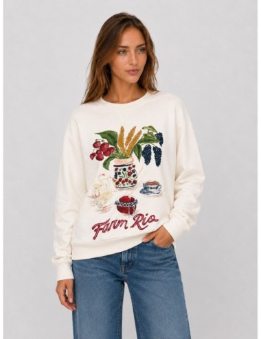 Sudadera COUNTRY TABLE Farm Rio blanca