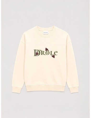Sudadera HERITAGE Drôle de Monsieur beige