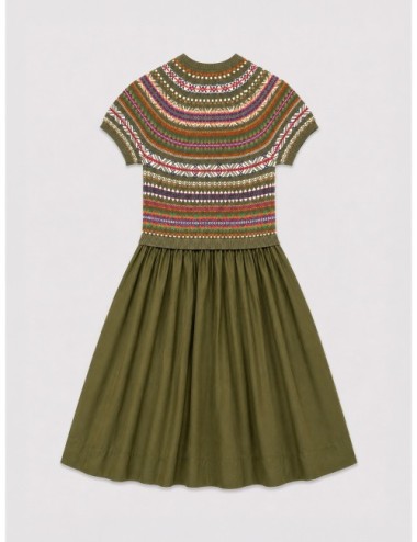 Vestido FAIR ISLE Polo Ralph Lauren verde