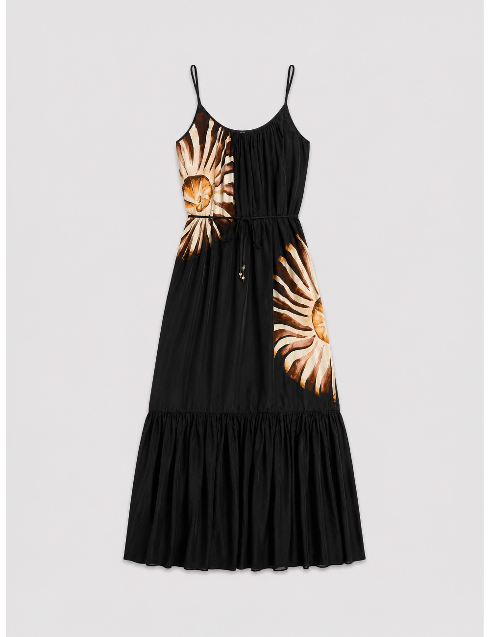 Vestido SLEEVELESS MAXI Farm Rio negro