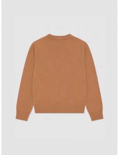 Cárdigan JACQUARD de GANNI en color camel